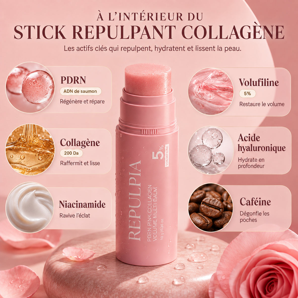 Repulpia – Le Baume Repulpant au Bio-Collagène & PDRN