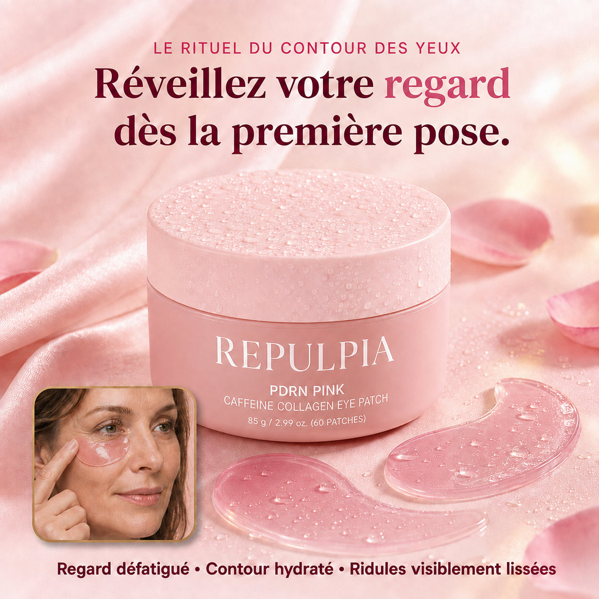 REPULPIA — Patchs Yeux InstantLift · PDRN & Collagène