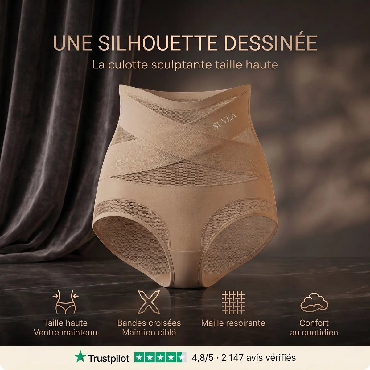 Culotte Sculptante Taille Haute SUVEA